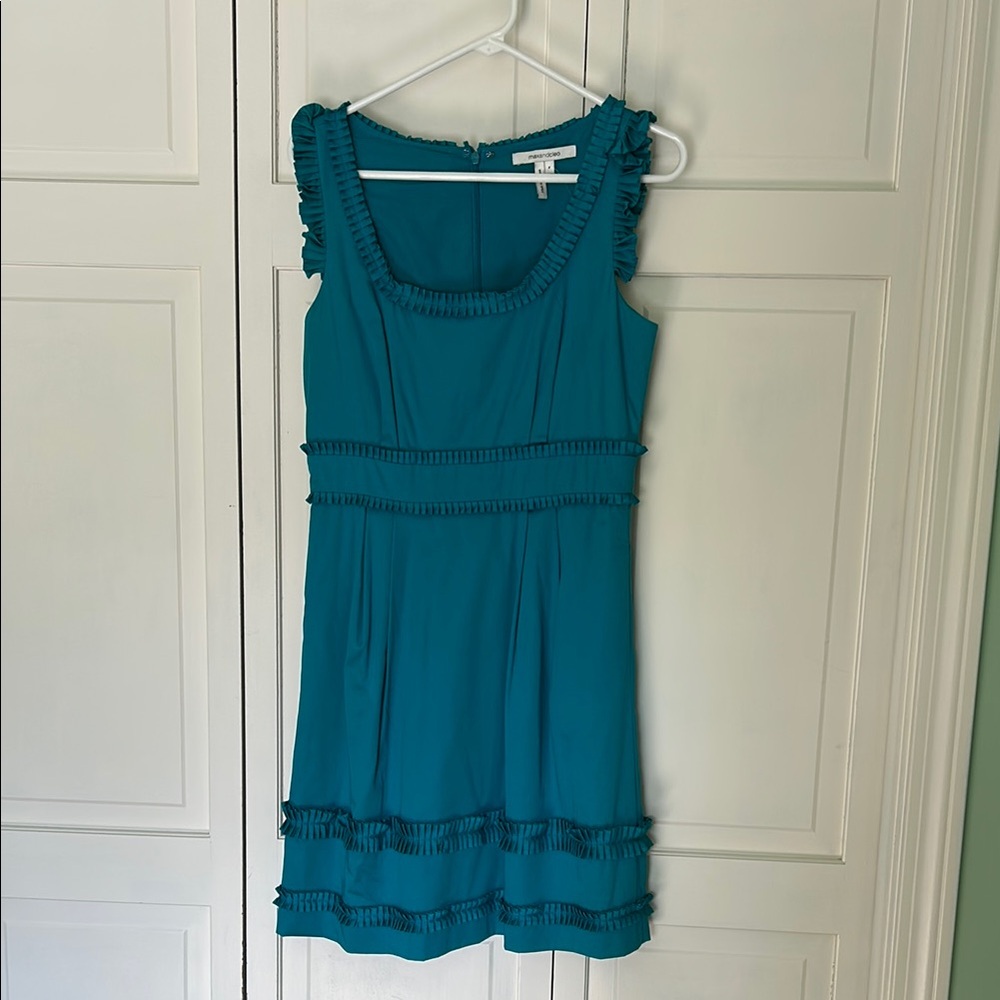 Max & Cleo Teal Midi Dress